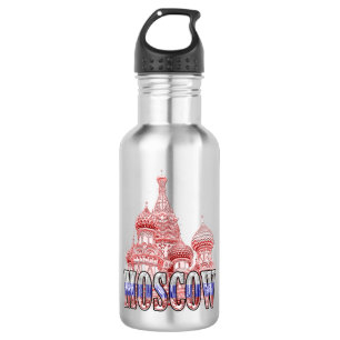 Stylish Moscow Russian Federation Water Bottle
