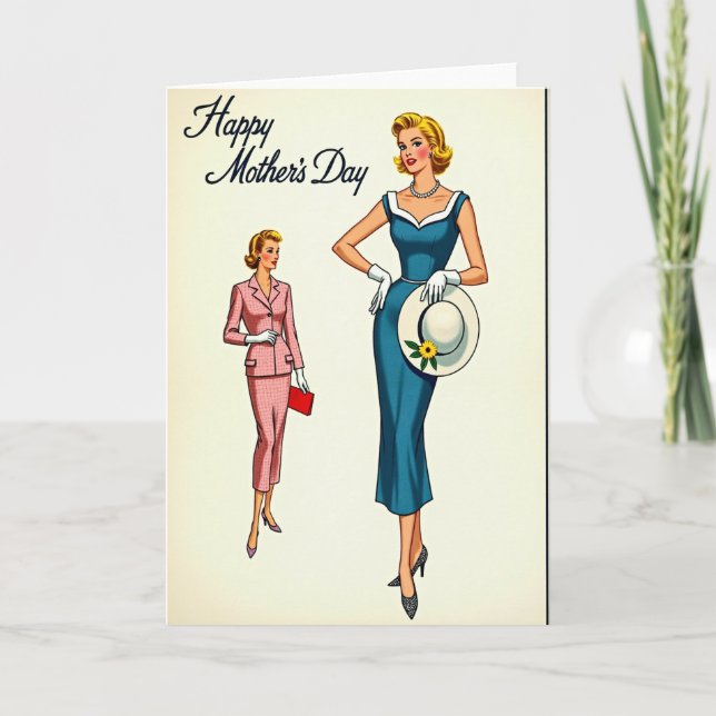 Stylish Mothers Day Card (Front)