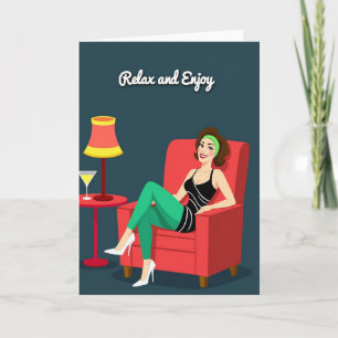 Stylish Mothers Day Getaway Card