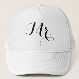 Stylish Mr. Text Hat – Groom Trucker Cap Gift