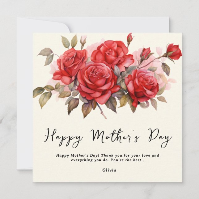Stylish Mum Gift | Perfect for Mother's Day  Holiday Card (Front)