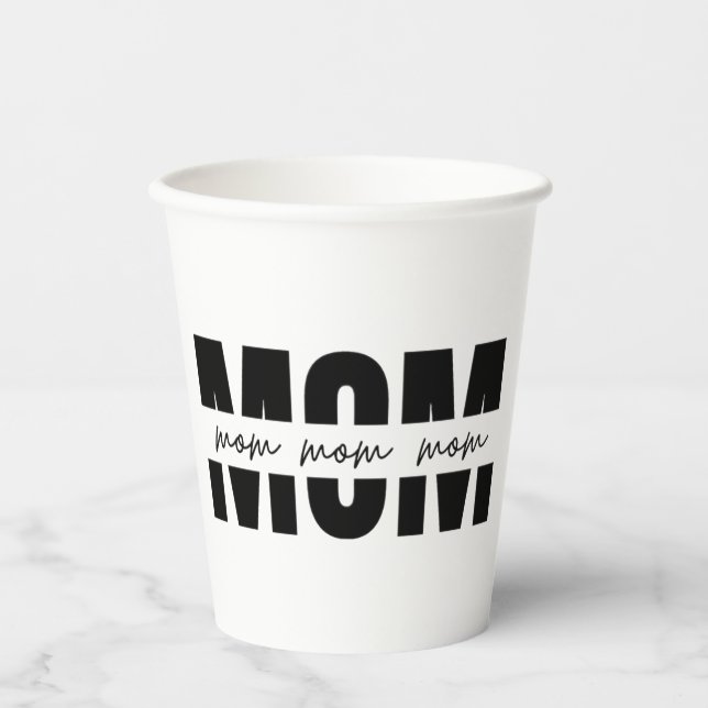 Stylish Mum Gift | Perfect for Mother's Day Paper Cups (Front)