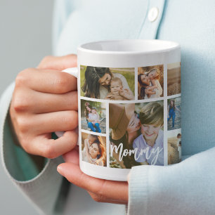 Stylish Mummy 15 Photo Collage Coffee Mug