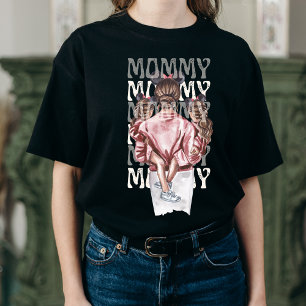 Stylish Mummy Loving Mother and Daughter gift Tri-Blend Shirt