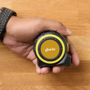 Stylish mustard yellow plain custom name 1