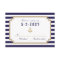 Stylish Nautical Wedding RSVP Card