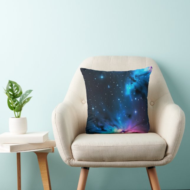 Stylish Night Sky Decorative Space Art Cushion (Chair)