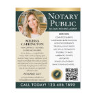 Stylish Notary Public Services Photo Green Gold