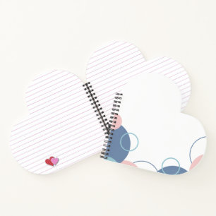 Stylish Notebook with Colorful Circles Design