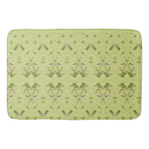 Stylish olive Green Bath Mat