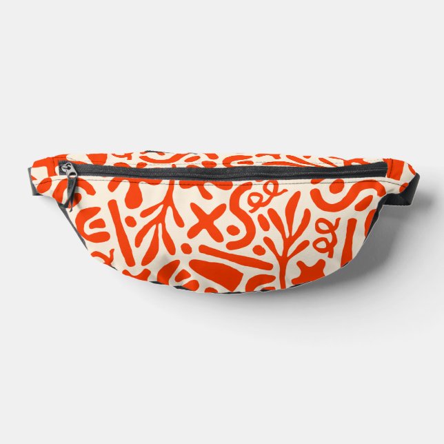 Stylish Orange  Bum Bags (Lay Down)