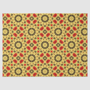 Stylish Oriental Colourful Mosaic Geometric Patter Tissue Paper