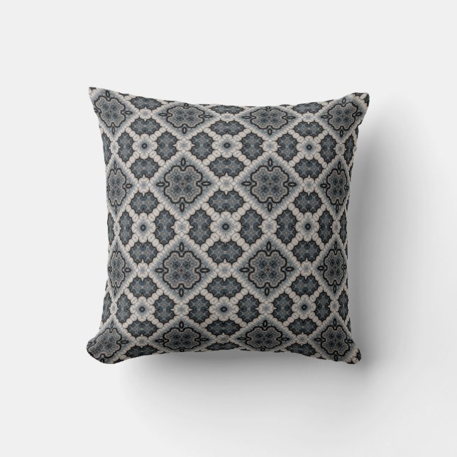 Stylish oriental ornament  cushion (Front)