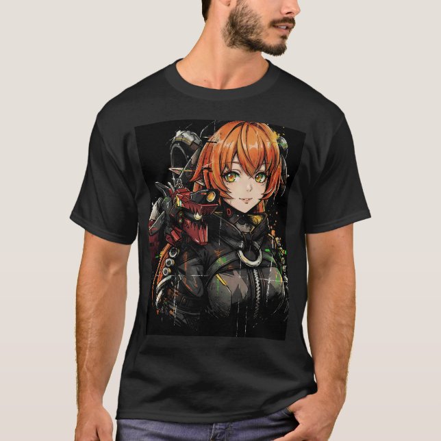 Stylish Orphie & Magus Zenless Zone Zero T-Shirt (Front)