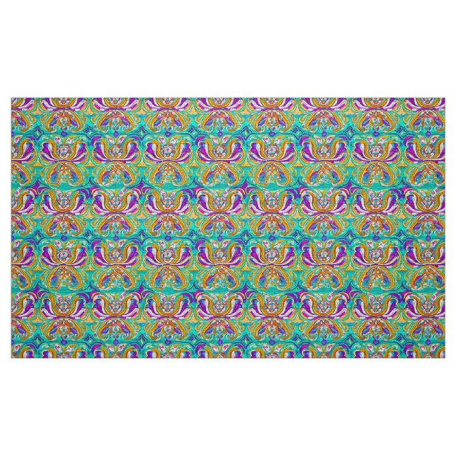 Stylish Paisley Fabric by Yard (Fat Quarter)