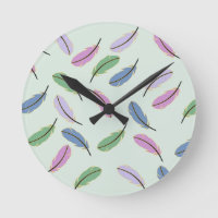 Stylish Pastel Feathers Pattern