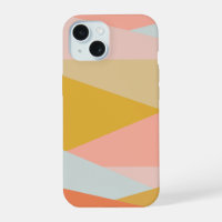 Stylish Pastel Geometric Colour Block Shapes Moder