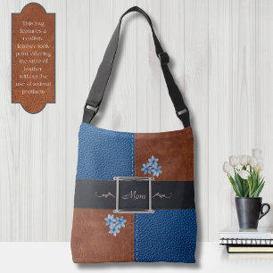 Stylish Patchwork Statement Messenger Bag