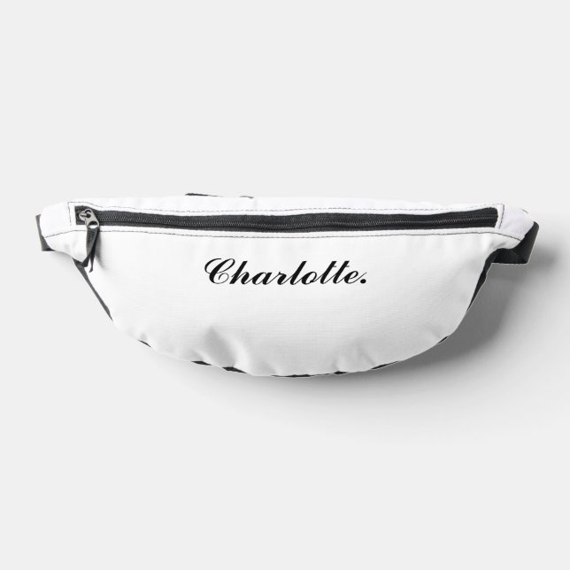 Stylish Personalised Fanny Pack with Your Name (Lay Down)