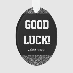 Stylish personalised good luck ornament gift
