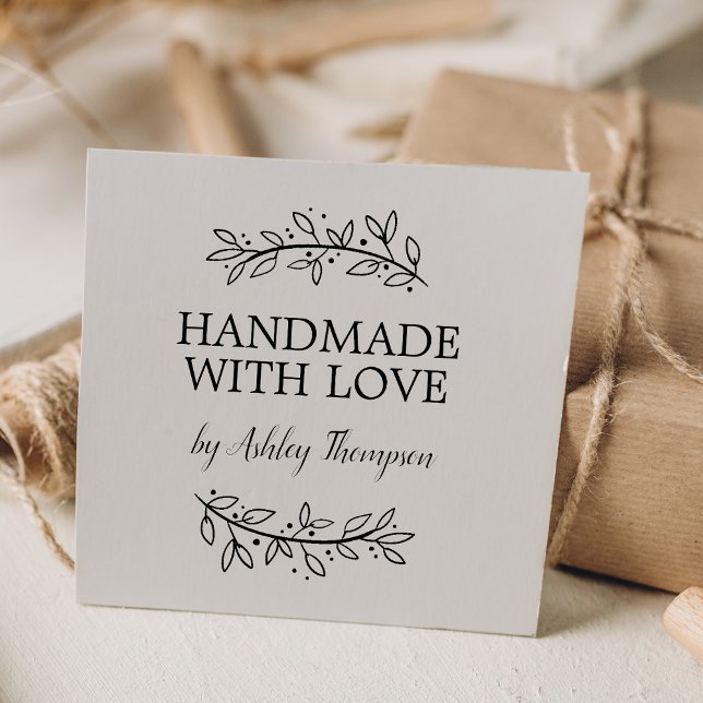 Stylish Personalised Handmade By Self-inking Stamp (Stylish Personalized Handmade By Self-inking Stamp)