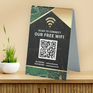 Stylish Personalised QR Code Wifi Network Password