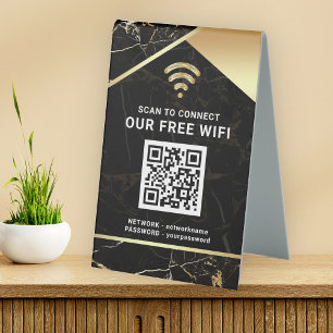 Stylish Personalised QR Code Wifi Network Password