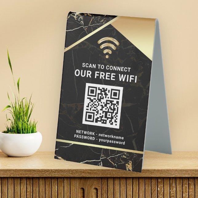 Stylish Personalised QR Code Wifi Network Password (Creator Uploaded)