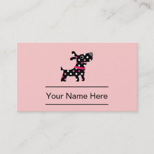 Stylish Pet Care Business Cards