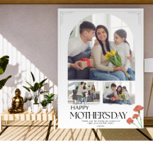 stylish photo collage elegant happy mother's day