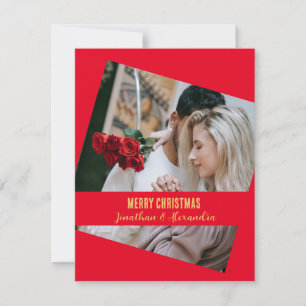 Stylish photo unique photo grid red cute couple