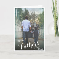 Stylish Photograph Happy Father's Day
