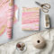 Stylish Pink Gold Abstract Marble Liquid Paint