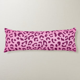 Stylish Pink Leopard Print Body Cushion