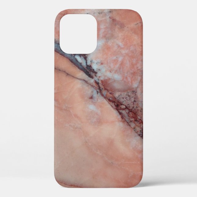 Stylish Pink Marble With Flaw Case-Mate iPhone Cas Case (Back)