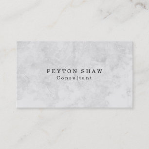 Stylish Plain Simple Grey Classical Professional Business Card