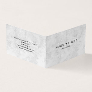 Stylish Plain Simple Grey Professional Business Card
