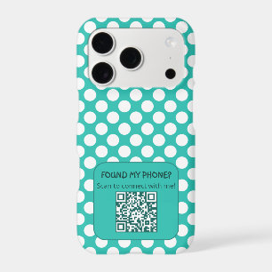 Stylish Polka Dots Theme Smart Dynamic QR Code