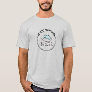 Stylish Poodle Drawing with Whimsical Dog Art T-Shirt