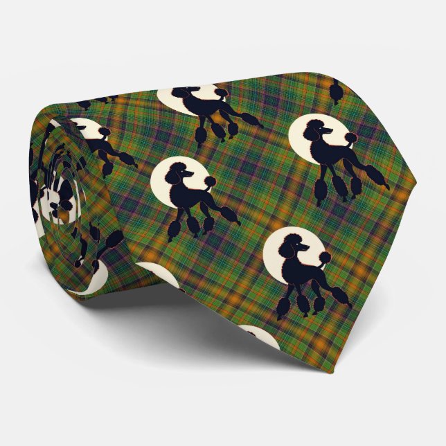 Stylish Poodle Necktie (Rolled)
