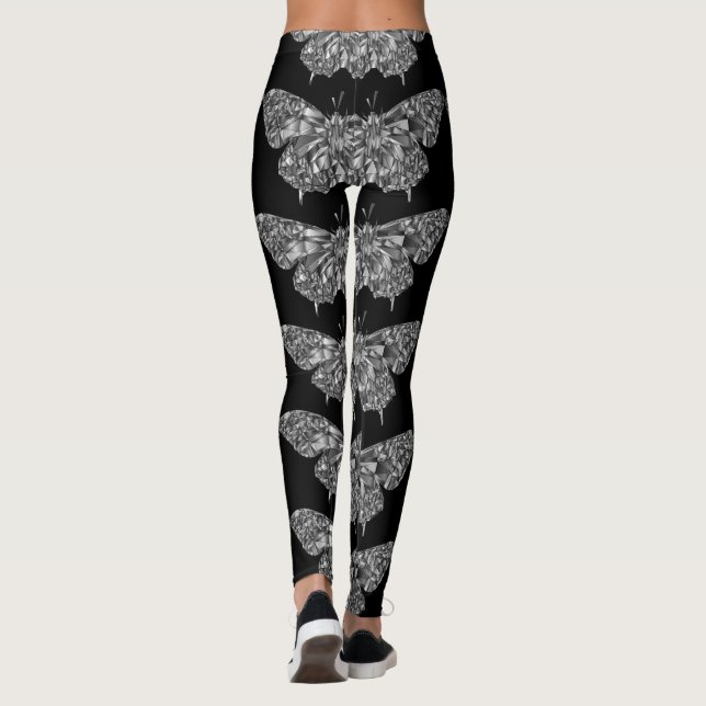 Stylish pretty butterfly leggings (Back)