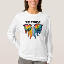 Stylish Pride Eyeglasses with LGBTQ+ Rainbow Colou