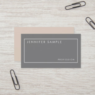 Stylish Professional Elegant Colours Modern Design Business Card