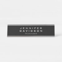 Stylish Professional Modern Dark Grey