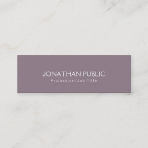 Stylish Professional Plain Pearl Finished Luxury Mini Business Card