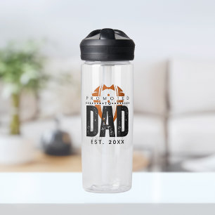 Stylish Promoted To Dad New Dad Father's Day Water Bottle