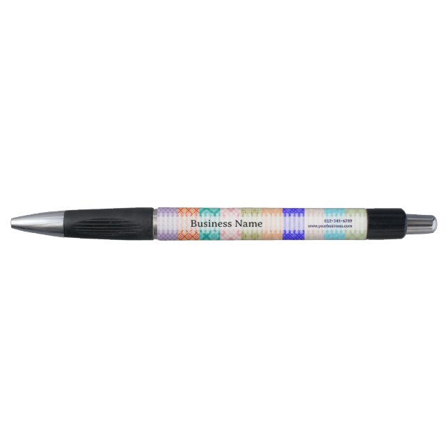 Stylish Promotional Pen - Decoupage (Front)