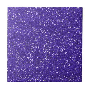 Stylish Purple Glitter Tile