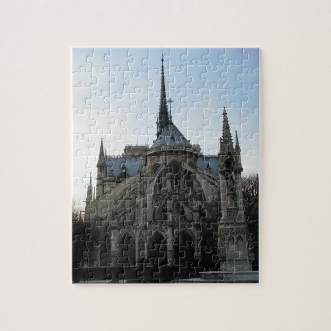 Stylish Puzzle with Notre Dame de Paris (Vertical)