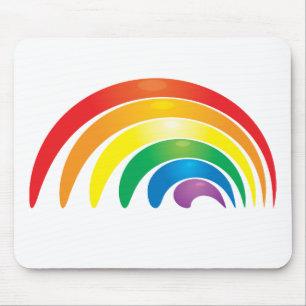 Stylish Rainbow Mouse Pad